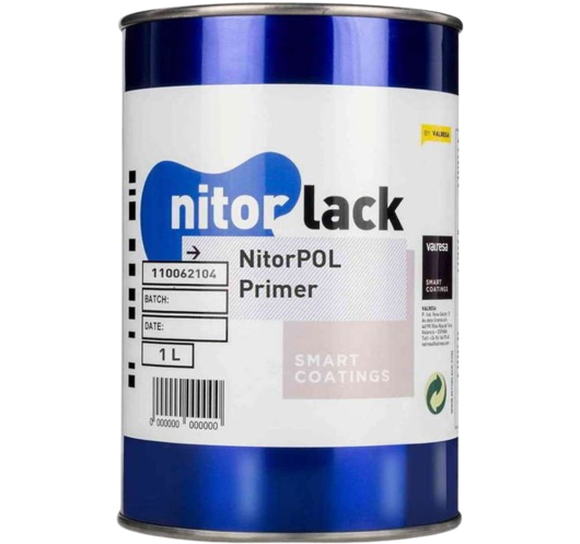 NITORPOL Primer (1l) + 144 PU Hardener NITORLACK® (2x0,25l) | Maderas Barber
