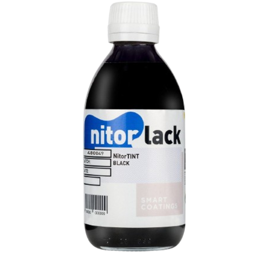 049 Black Concentrated Dye NITORLACK® (0,25l) | Maderas Barber