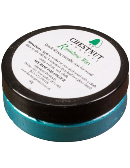 Rainbow Wax 50g Aqua Blue Chestnut | Maderas Barber