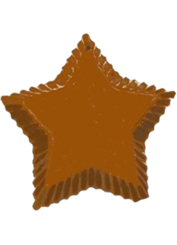 Chesnut Carnauba Wax Star