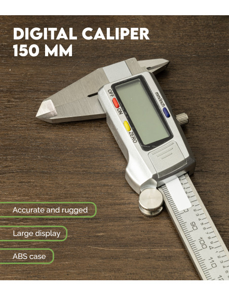 Calibre Digital 150 mm Metrica | Maderas Barber