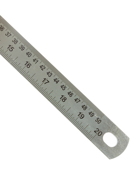 Metal Ruler Metrica 500 mm | Maderas Barber