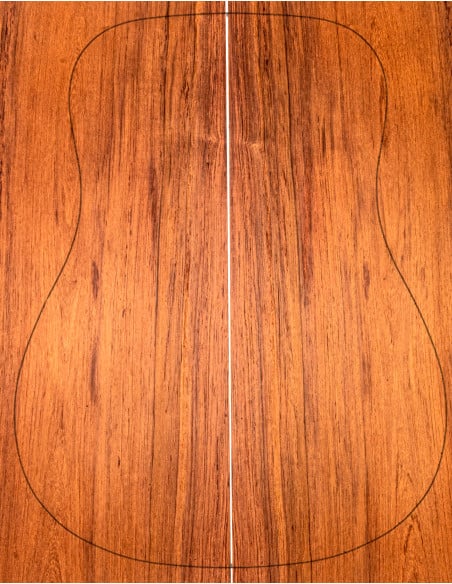 A Fonds Palissandre de Madagascar Guitare Acoustique