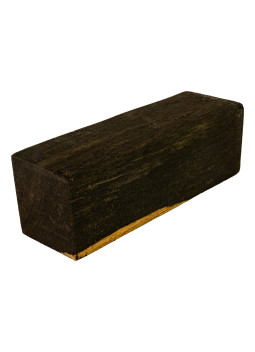 Pieza Ébano 120x38x38 mm.