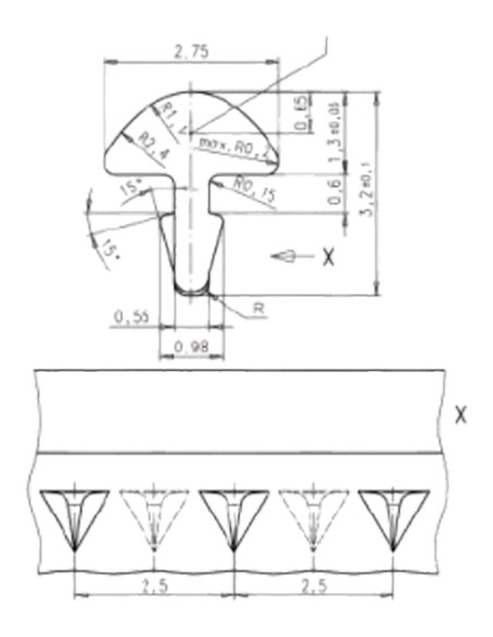 Set Frette Allemande Striée Acoustique/Électrique/Basse/Jumbo 100 g