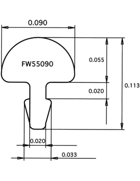 Jeu Frettes Jescar 2.28 mm FS55090-NS| Maderas Barber