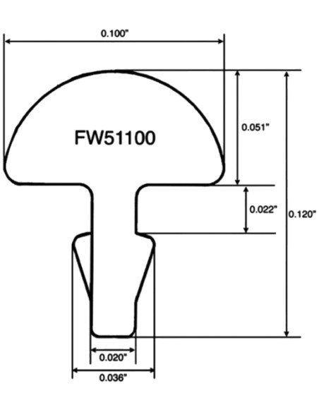 Jeu Frettes Jescar 2.54 mm FS51100-NS| Maderas Barber