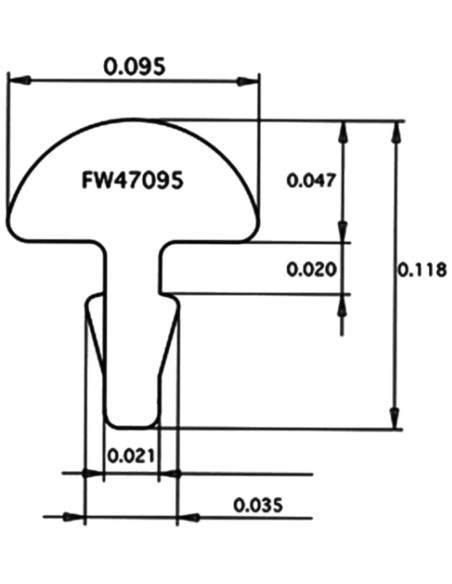 Jescar Frets Set 2.41 mm FS47095-NS | Maderas Barber