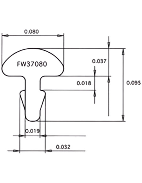 Jescar Frets Set 2,03 mm FS37080-NS| Maderas Barber