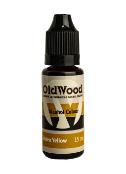 Tinte Concentrado al Alcohol OldWood Amarillo Dorado 15 ml