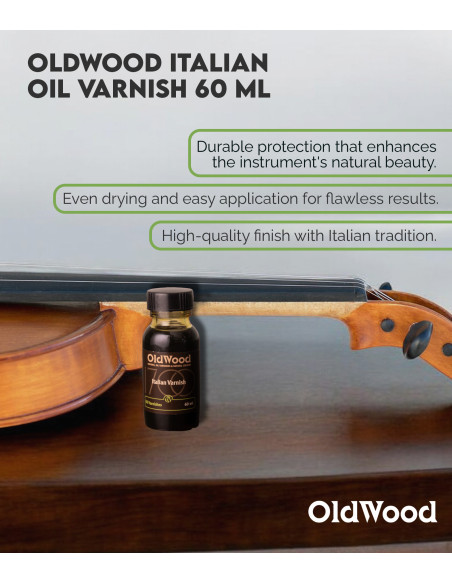 Barniz Clásico al Aceite OldWood Italian 60 ml | Maderas Barber