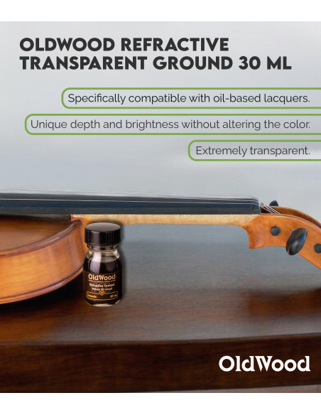 OldWood Refractive Transparent Ground 30 ml | Maderas Barber