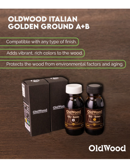 Boden Color OldWood Italian Golden Brown A+B 30 ml | Maderas Barber