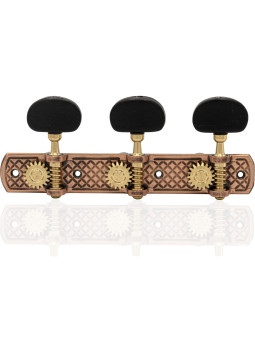 Aparicio Classical Guitar Machine Head Toledo Model Copper/Ebony