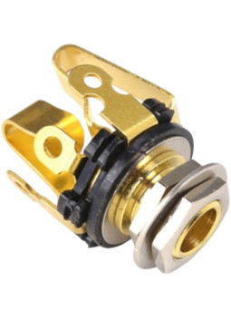 Jack Socket Gold Stereo JSBS professional