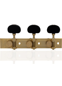 Clavijero Aparicio Guitarra Clásica Modelo Coruña Oro Mate 24K/Ébano
