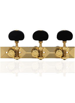 Clavijero Aparicio Guitarra Clásica Modelo Cuenca Oro 24K/Ébano