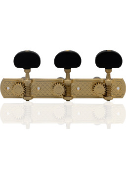 Clavijero Aparicio Guitarra Clásica Modelo Toledo Oro Mate 24K/Ébano