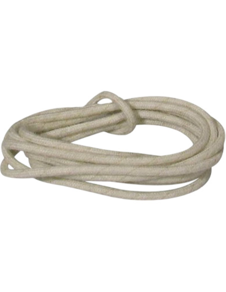 Câble 1 m revêtement textile blanc Boston®