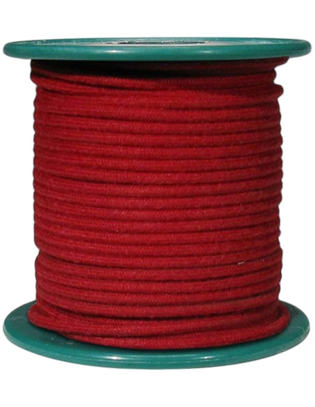 Câble 15 m revêtement textile rouge Boston®
