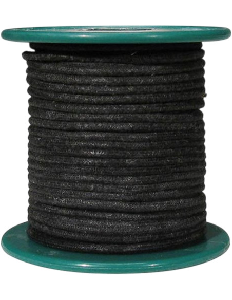 Buy 15 m black cloth covered wire