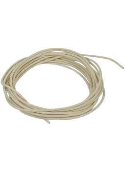 10 feet, white U.S.A. made waxed cotton braided push back wire Boston®