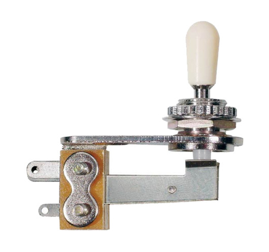 Angled chrome toggle switch 3-way Boston® | Maderas Barber