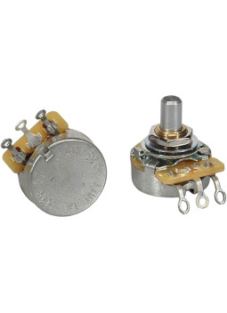 Potentiomètre audio CTS USA 250 K douille courte. Axe solide