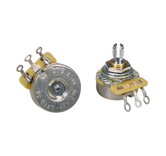 Potenciómetro de audio CTS USA 250 K casquillo corto