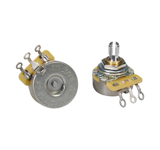 Potentiomètre audio CTS USA 500 K douille courte