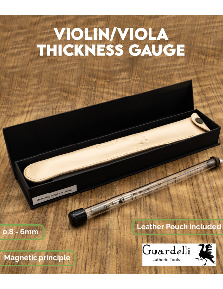 Características del Espesímetro Magnético para Violín/Viola Guardelli
