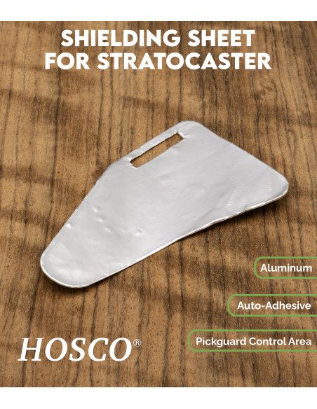 Hosco AGS-SS Feuille de Protection Adhésive pour Stratocaster | Maderas Barber
