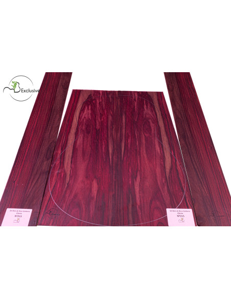 Set Bois de Rose Konzertgitarre MB Exclusive Nr. 215 | Maderas Barber