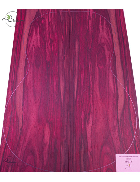 Set Bois de Rose chitarra classica MB Exclusive n. 215 | Maderas Barber