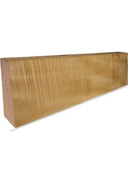 AAA Curly Maple Cello Neck | Maderas Barber