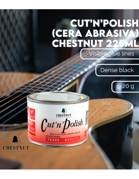 Cut’n’Polish (Cire Abrasive) Chestnut (225 ml)