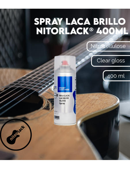 NITORLACK® Gloss Lacquer Spray (400ml) | Maderas Barber