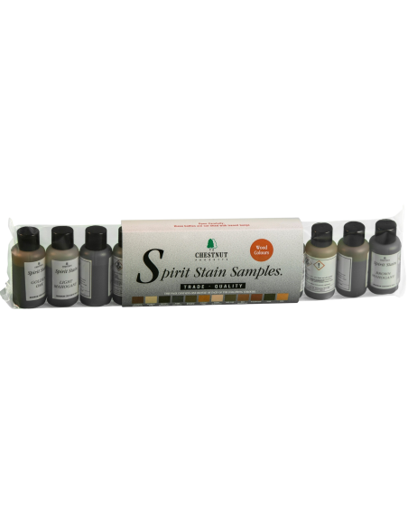Chestnut Spirit Stain Kit (Wood Colours) | Maderas Barber