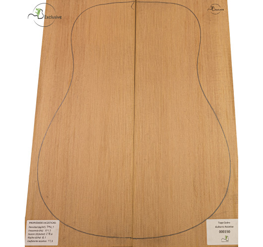 Decke Western Red Cedar Nr. 000150 Akustikgitarre MB Exclusive | Maderas Barber