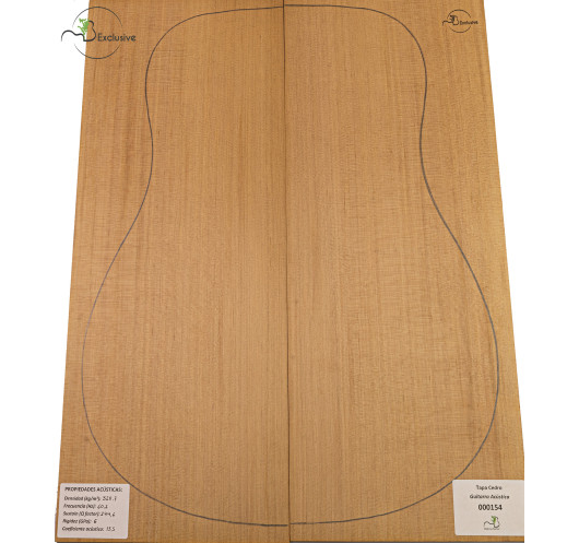 Decke Western Red Cedar Nr. 000154 Akustikgitarre MB Exclusive | Maderas Barber