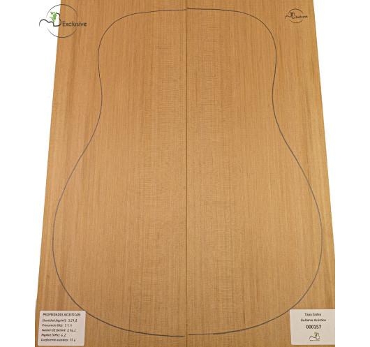 Decke Western Red Cedar Nr. 000156 Akustikgitarre MB Exclusive | Maderas Barber