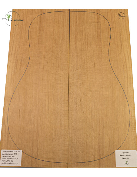 Tapa Cedro Rojo Nº 000161 Guitarra Acústica MB Exclusive | Maderas Barber