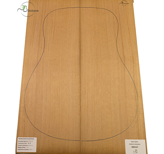 Decke Western Red Cedar Nr. 000167 Akustikgitarre MB Exclusive | Maderas Barber