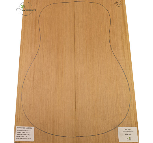 Decke Western Red Cedar Nr. 000168 Akustikgitarre MB Exclusive | Maderas Barber