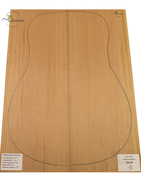 Table Cèdre Rouge Nº 000168 Guitare Acoustique MB Exclusive