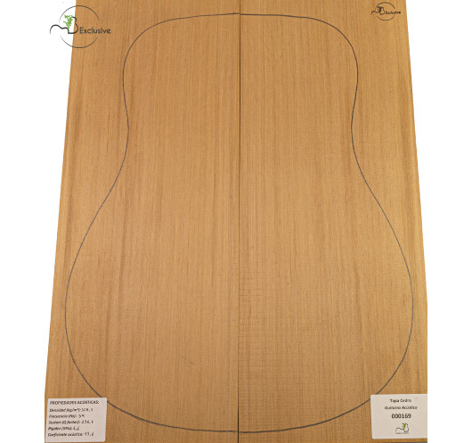 Tavola cedro rosso n. 000169 chitarra acustica MB Exclusive | Maderas Barber