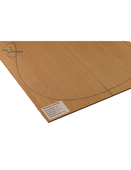 Tavola cedro rosso n. 000171 chitarra acustica MB Exclusive | Maderas Barber