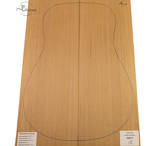 Decke Western Red Cedar Nr. 000171 Akustikgitarre MB Exclusive | Maderas Barber