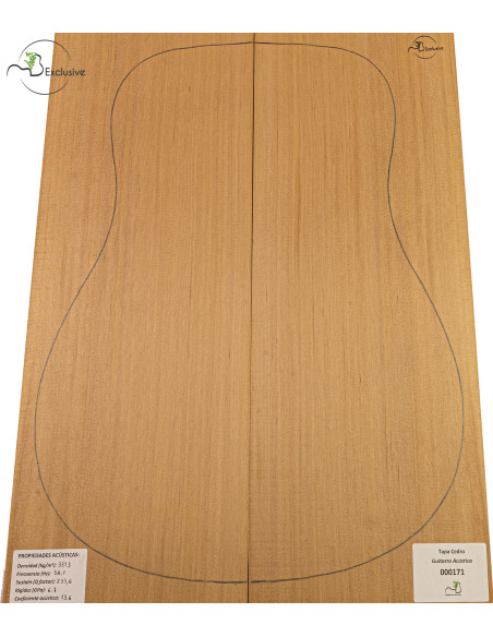 Tapa Cedro Rojo Nº 000171 Guitarra Acústica MB Exclusive | Maderas Barber