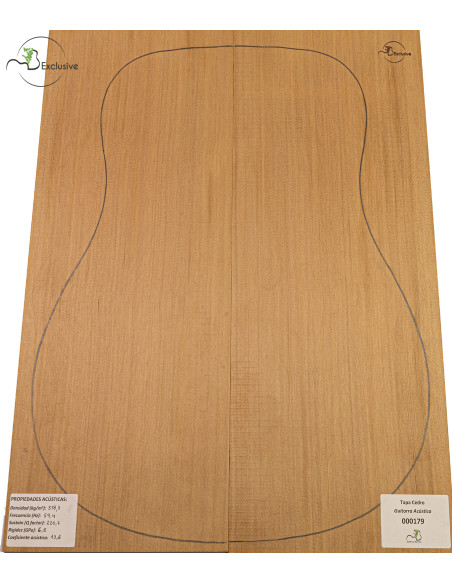 Decke Western Red Cedar Nr. 000179 Akustikgitarre MB Exclusive | Maderas Barber